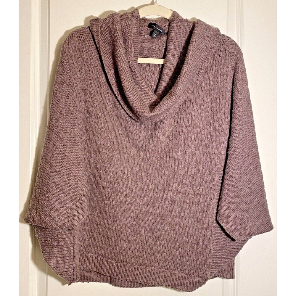 The Limited Womens Cowl‎ Neck Sweater Size XS Brown Cocoon style Pullover